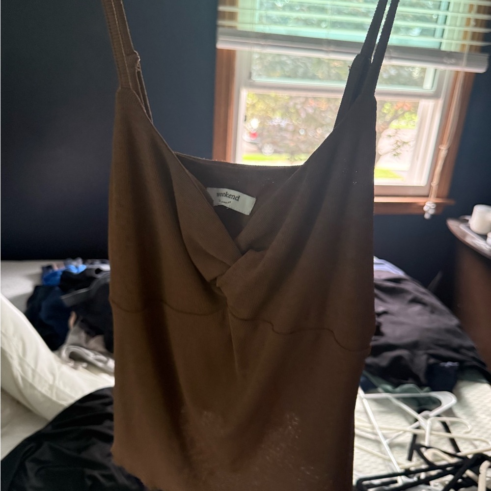 Brown Women's Camisole Top
